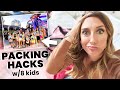 Packing for 8 KIDS! Packing hacks, tips, &amp; travel must-haves | Jordan Page