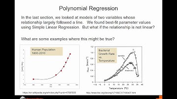 Biosystems Analysis and Modeling: Linear Regression Part 2