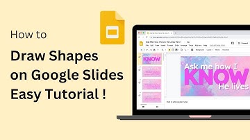 How to Draw Shapes on Google Slides ! (2025)
