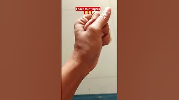 #Shorts I have four fingers #Fingers challenge #tiktok #video #trending