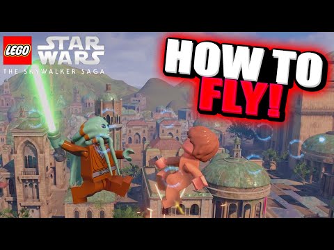 FLYING GLITCH In Lego Star Wars The Skywalker Saga!