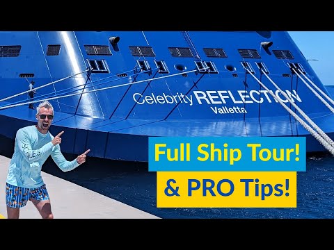 Celebrity Reflection Full Walking Tour W Cruise Advice! Celebrity Cruise Line Ship Tour x Review