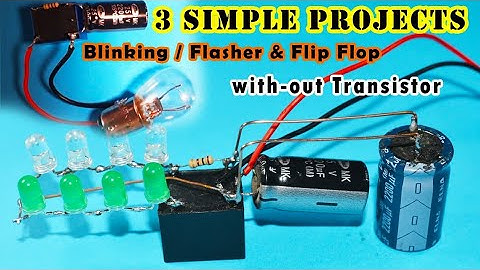 DIY Relay Projects Blinking / Flasher & Flip Flop 🔥🔥🔥 #diycircuit #transistor @MMtechno88