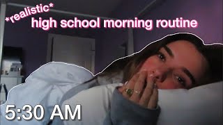 my REAL high school morning routine!!