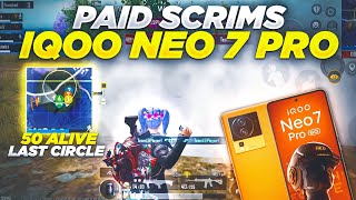 IQOO NEO 7 PRO COMPETITIVE TEST 🔥😱 IQOO NEO 7 PRO BGMI 120 FPS COMPETITIVE GAMEPLAY