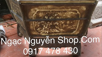 Siêu phẩm khuôn đổ chậu lục giác rộng 1,5m cao 90cm có chân kyr