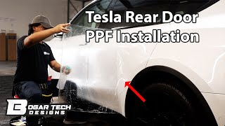 HOW TO INSTALL (PPF) PAINT PROTECTION FILM FOR YOUR TESLA MODEL Y DOORS
