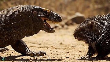 Ultimate Porcupine Battles 🦔🔥 Vs Komodo, Crocs, Eagles, Rhinos, Lions & More!