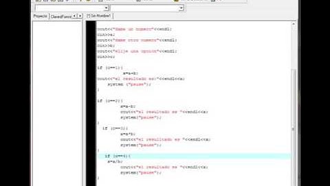 Lenguaje C Sesión 2   Calculadora operaciones basicas