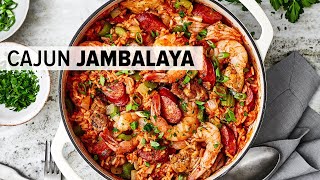 JAMBALAYA RECIPE | the best one-pot Cajun jambalaya!