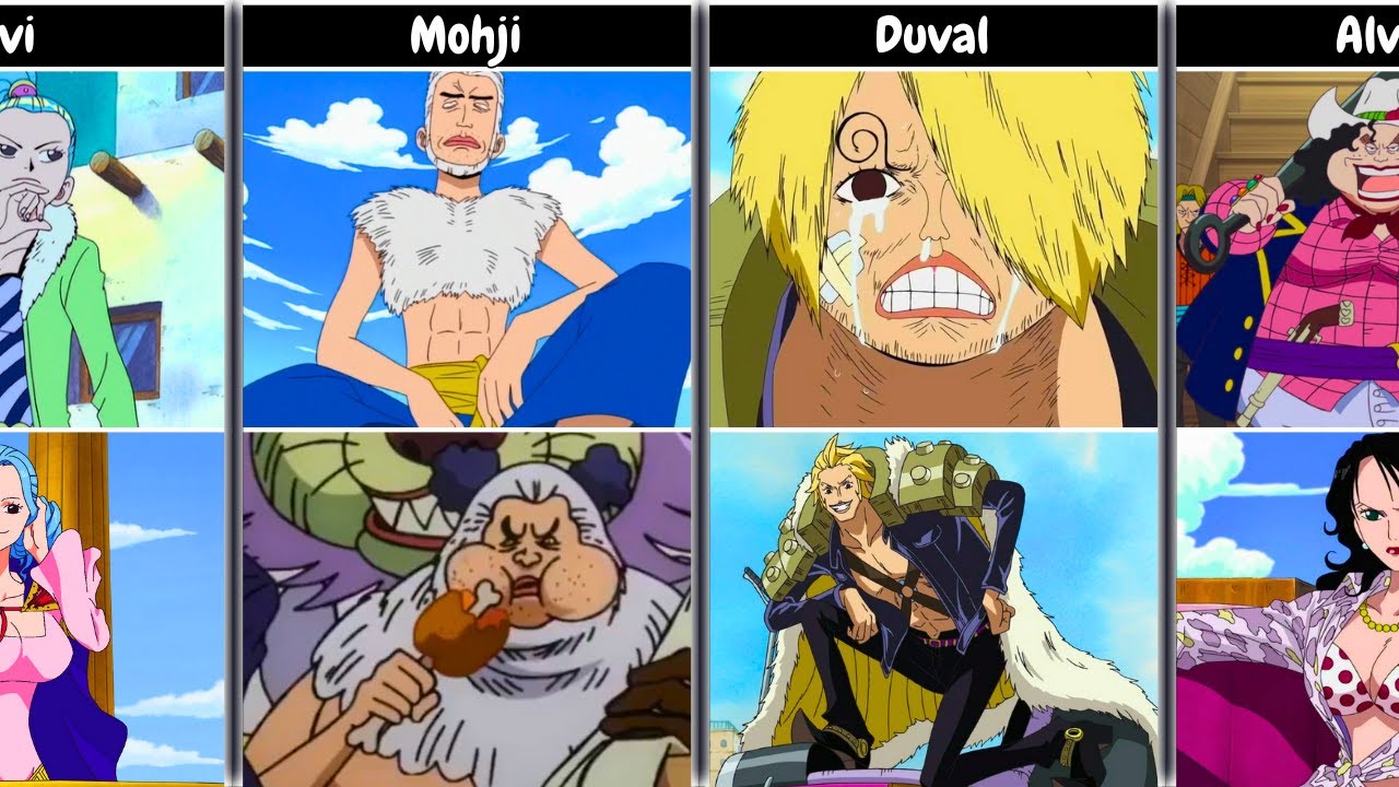 One Piece Character First Appearance vs Now