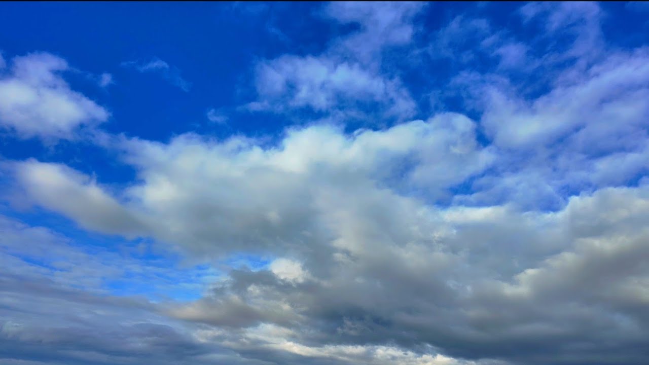 Flying below the clouds