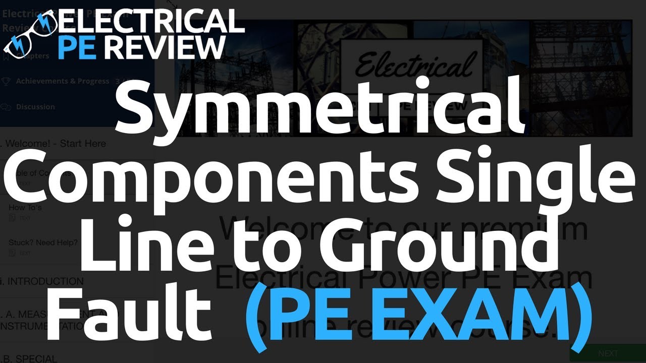 How to Solve: Line to Ground Faults with Symmetrical Components - (Electrical Power PE Exam)