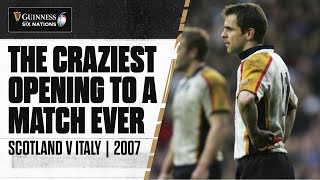 "21-0 TO ITALY, JUST 7 MINUTES GONE"😮 | SCOTLAND V ITALY| 2007