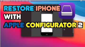 How to restore iPhone with Apple Configurator 2