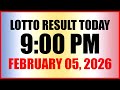 Lotto Result Today 9pm Draw February 5 2026 Swertres Ez2 PCSO