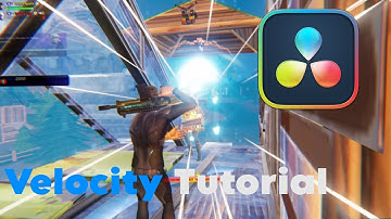 How to make velocity in fortnite montage on DaVinci resolve 19 | Free Presets Velocity Tutorial!