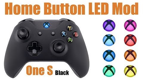 Extremerate Xbox One S BLACK Controller Home Button LED Mod Toturial
