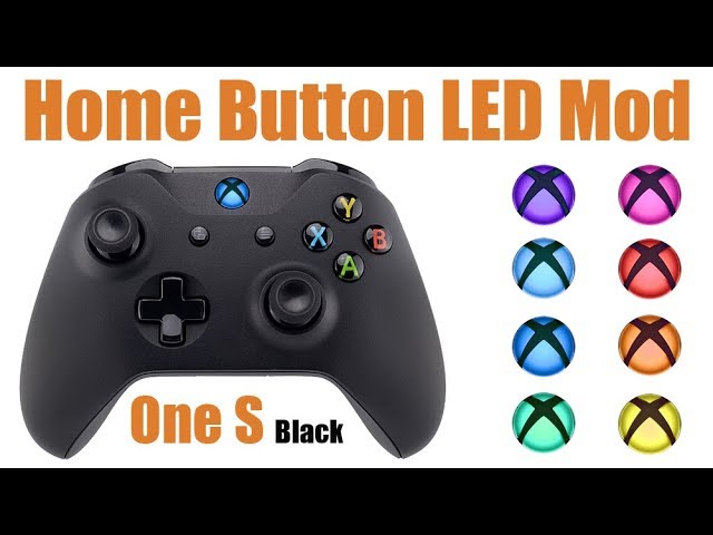Extremerate Xbox One S BLACK Controller Home Button LED Mod Toturial -  YouTube