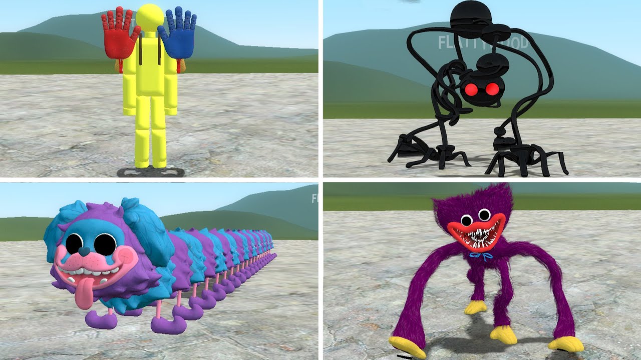 PLAYING AS ALL POPPY PLAYTIME CHAPTER 2 CHARACTERS In Garry's Mod