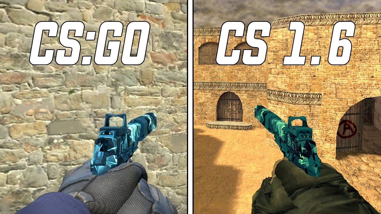 CS:GO Custom Weapons in CS 1.6 Showcase Part 1 - YouTube