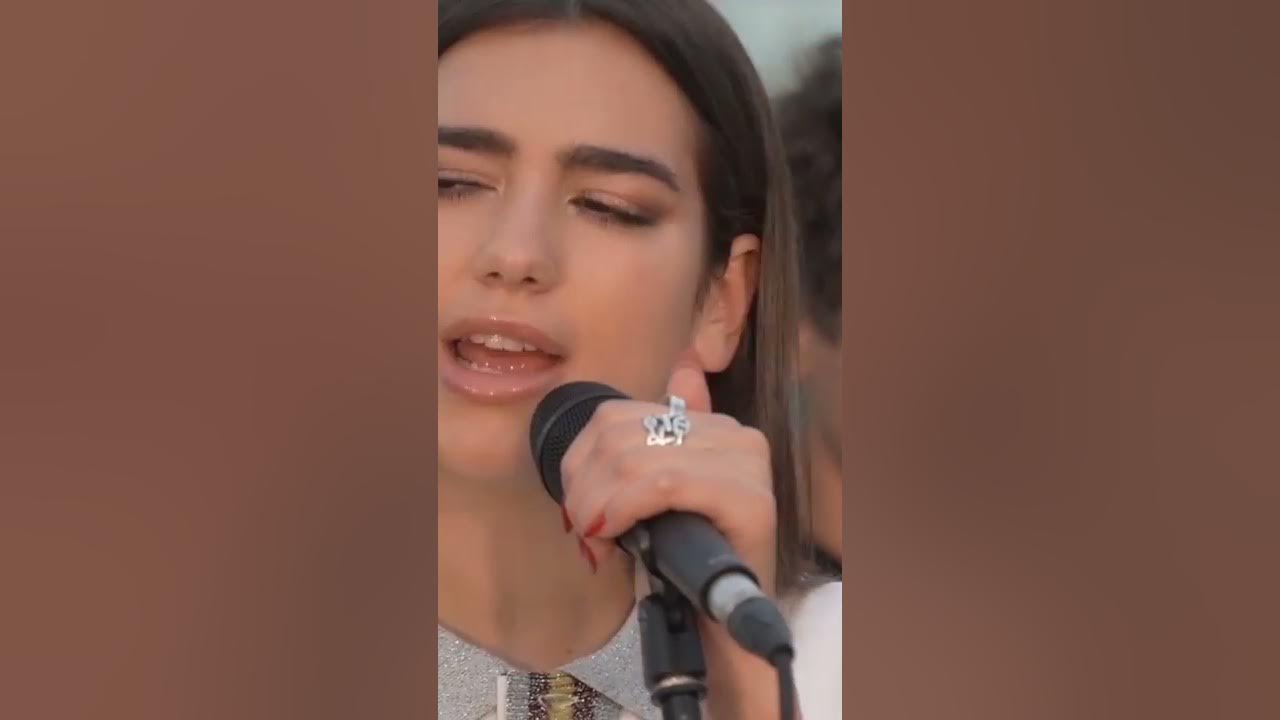 Dua Lipa New Rules Rooftop Acoustic Live Session