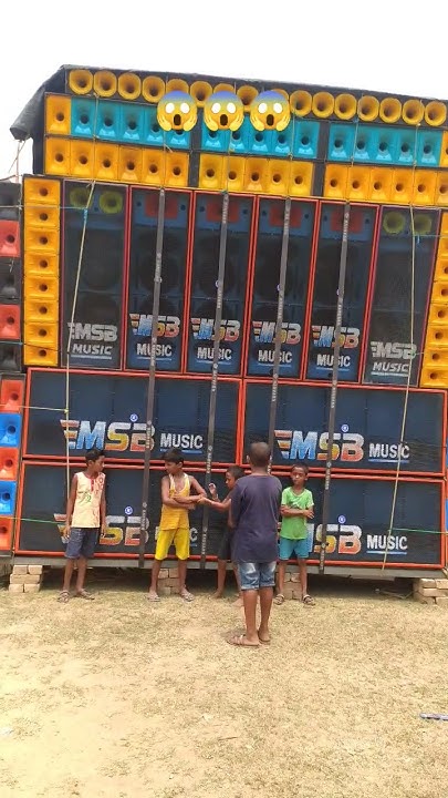 most high power sound system in west bengal 😲 #shorts #msbmusic # ...