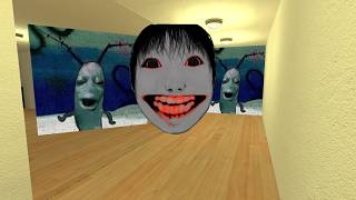 Creepy Face Horror 😱 | Trapped with Weird Creatures in Hallway |  #gmoddarkzone #gmod #nextbots
