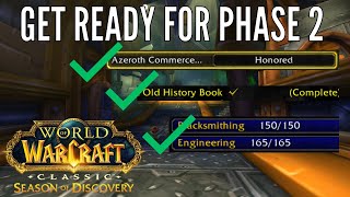 Get this done now to prepare for SoD Phase 2!
Material flipping is one of the best methods to get started making gold in Season of Discovery
Text version: https://thelazygoldmaker.com/make-easy-gold-without-leaving-the-auction-house-it-will-still-work-in-phase-2
If you want to read about goldmaking and learn to make gold head on over to thelazygoldmaker.com
If you want to support the channel and get the full TSM setup for wrath Classic to make your own token join me at: https://patreon.com/thelazygoldmaker
Links
Twitter: https://twitter.com/lazygoldmaker
Twitch: https://twitch.tv/lazygoldmaker
Website: https://thelazygoldmaker.com Get this done now to prepare for SoD Phase 2!