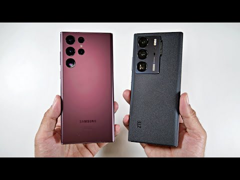 ZTE AXON 40 Ultra vs Samsung S22 ULTRA Smartphone Comparison - Clash of the ULTRAS!