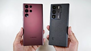 Сравнение смартфонов ZTE AXON 40 Ultra и Samsung S22 ULTRA — столкновение ULTRAS!