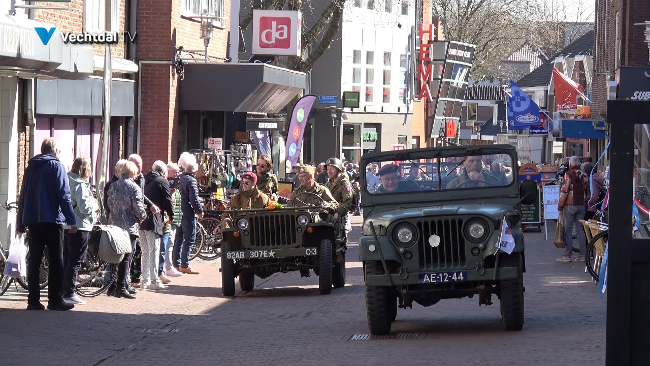 Bevrijdingsoptocht 80 jaar vrijheid door Hardenberg en Heemse.