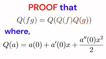 What is the quadratic approximation of a product? PROOF