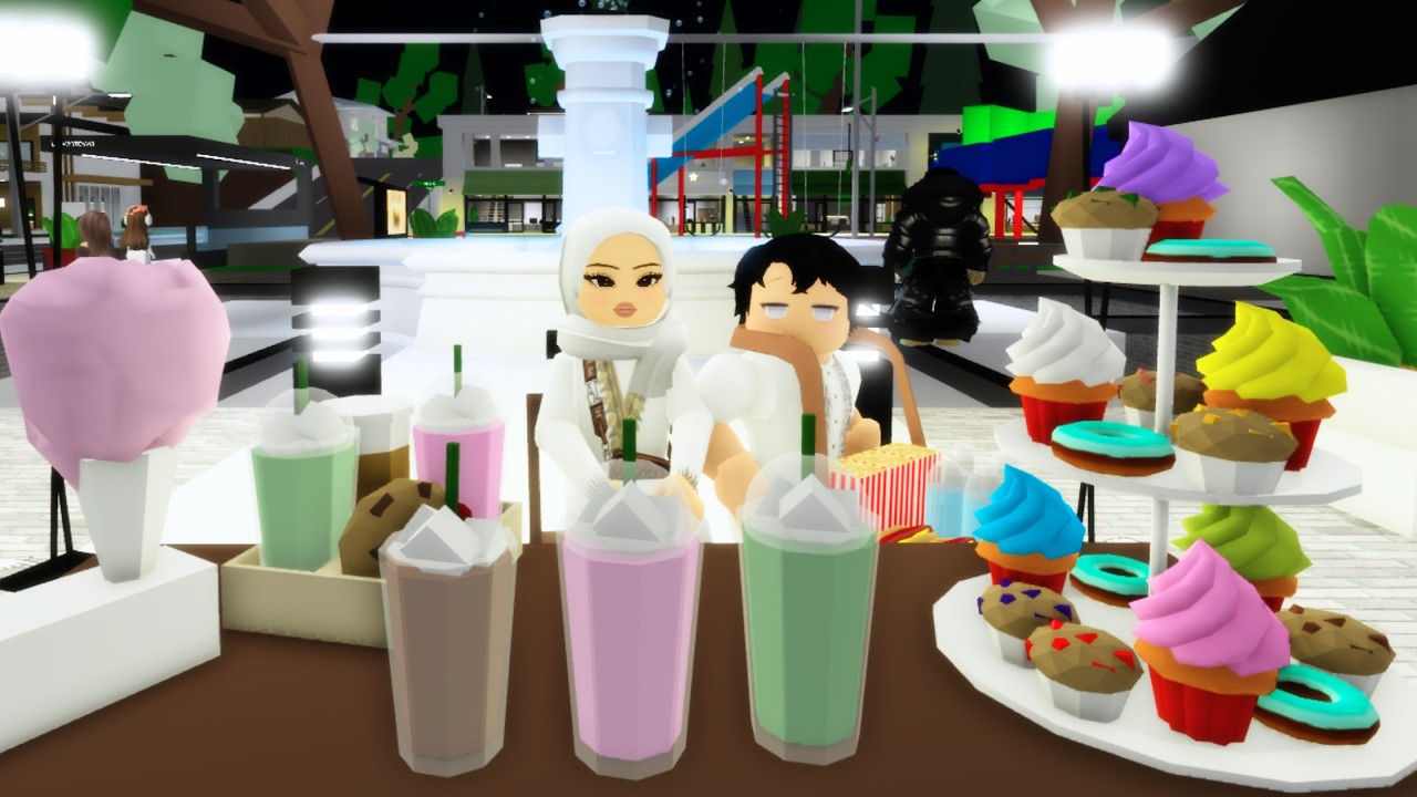 JUALAN TAKJIL DI PINGGIR JALAN | 💖 BROOKHAVEN RP Roblox Indonesia
