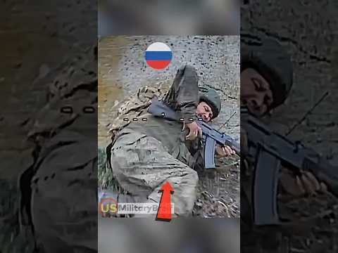 This Russian Soldier Tried to Kick the Drone… Big Mistake!