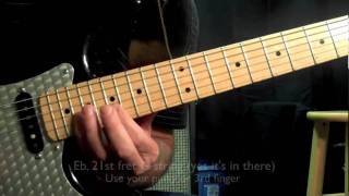 Video thumbnail of "Ratt - Round & Round solo - Guitar Lesson"