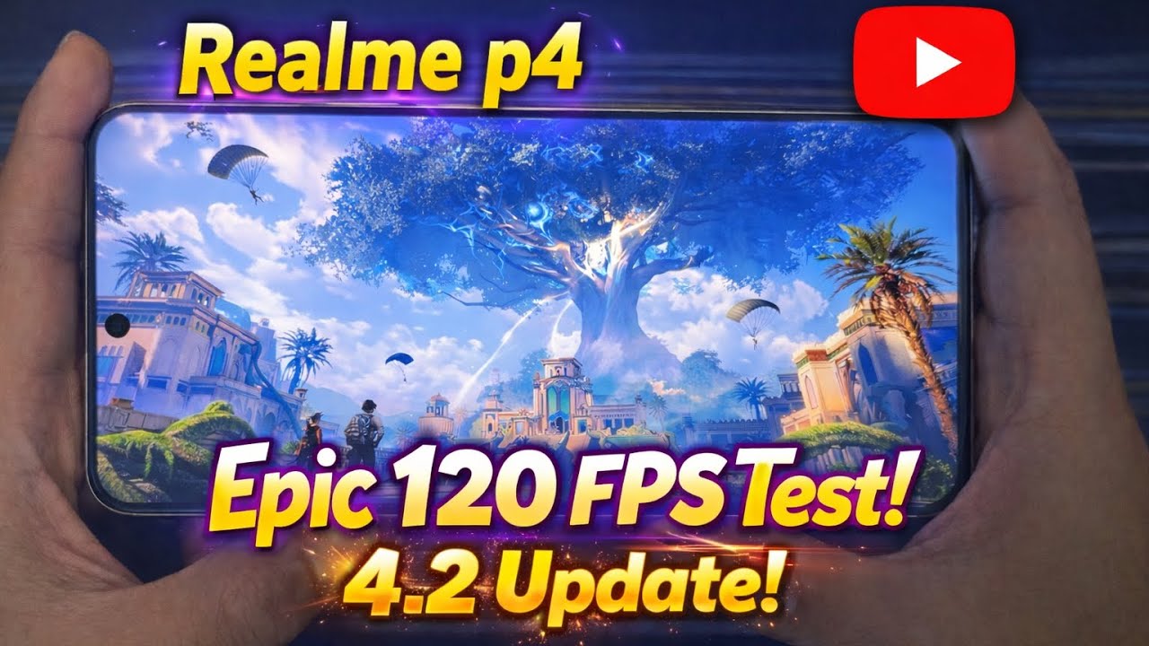 REALME P4 BGMI SUPER SMOOTH 120 FPS TEST NEW UPDATE 4.2😱🔥