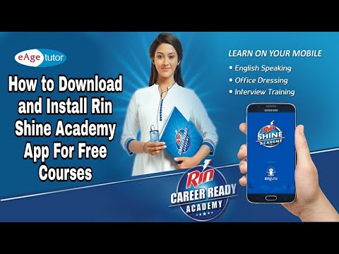 How to Download and Install Rin Shine Academy App for Doing Free Courses||Interview Preparation