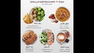 وصفات ريجيم في رمضان #وجبات رمضان للريجيم #