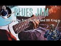 Eric Clapton and BB King Inspired Blues Guitar Jam - Key To The Highway