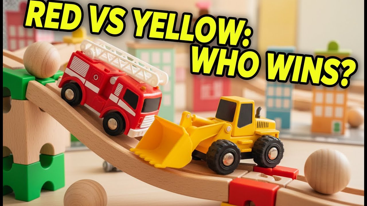 HABA Kullerbü MARBLE RUN: Fire Truck vs Builder Squad Extreme 🚧 ASMR City [2026 CRASH]