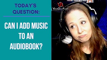 Can I add music to an Audiobook?
