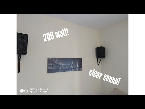 Βίντεο: Ηχεία τοίχου: Επισκόπηση 2W, 10W, 3W και άλλων με εξασθενητή. Πώς να κρεμάσετε στον τοίχο