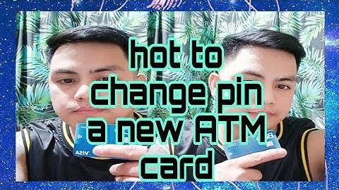 paano magpalit Ng pin sa bagong ATM CARD #ATMCARD #BDO #TUTORIALS #random  #activatingatmcard