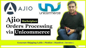 Ajio Order Processing via Unicommerce I Ajio Marketplace Seller Training in Hindi