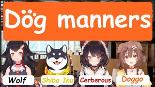 [Ookami Mio] Dog manners [Inugami Korone] [Inui Toko] [Kuroi Shiba] [Vtuber translation]