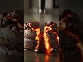 Cutting the Lava Cake That Erupts Like a Volcano 🌋🍫🔥 #ai #chocolate #cuttingart #asmr #satisfying