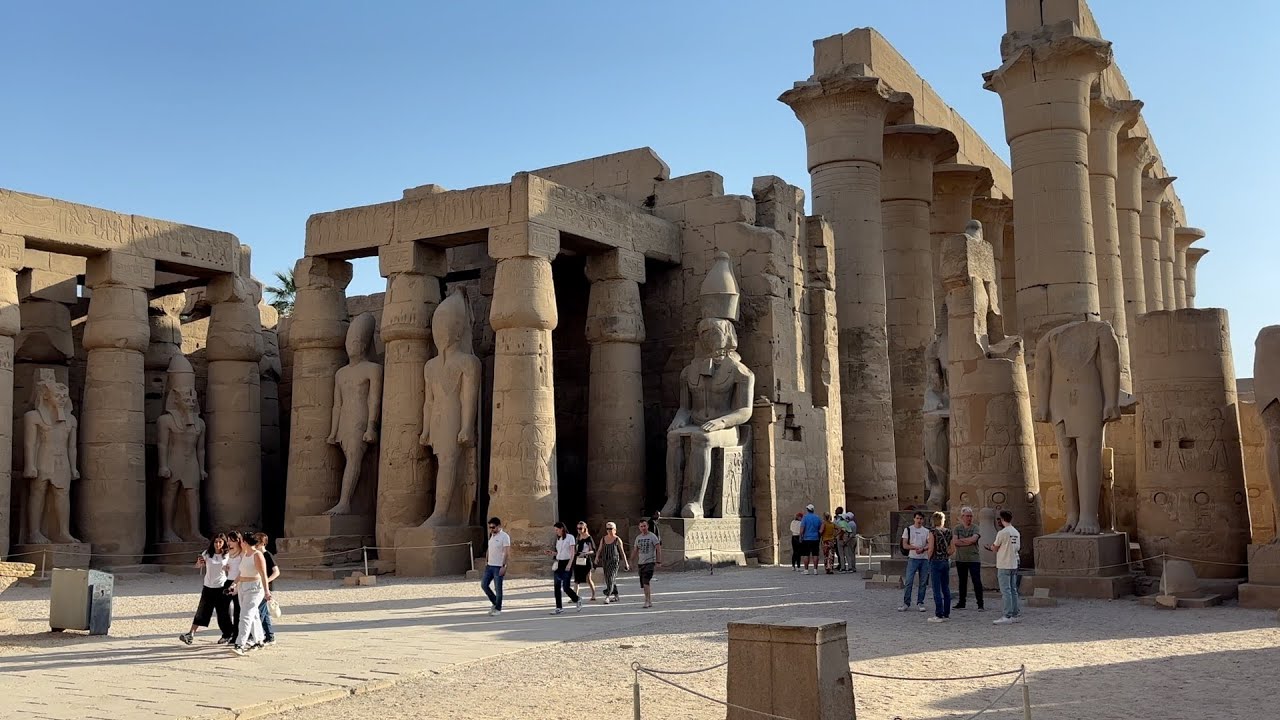 Trafalgar Tour Wonders of Ancient Egypt Luxor Temple - YouTube