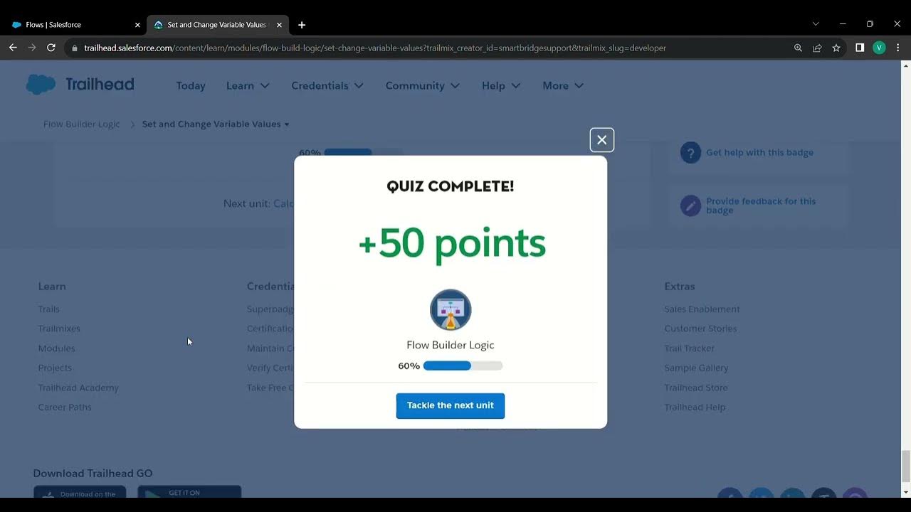 Set and Change Variable Values || Flow Builder Logic || Sinnihc - YouTube