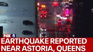 Earthquake reported near Astoria, Queens